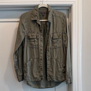 Level 99 Women's Khaki Utility Shirt/Jacket from Anthropologie